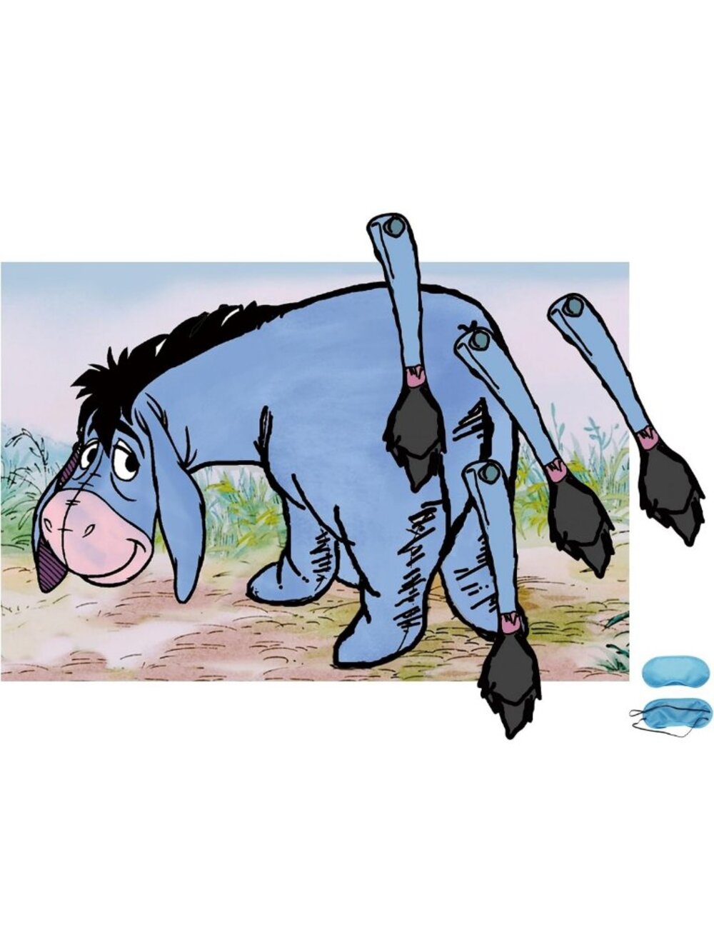 Fun Party Games - Pin The Tail Game for 20 Guests | Pooh Birthday & Baby Shower